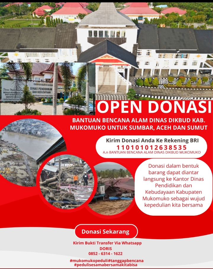 Open Donasi Bencala Alam Sumatera Barat, Aceh dan Sumatera Utara